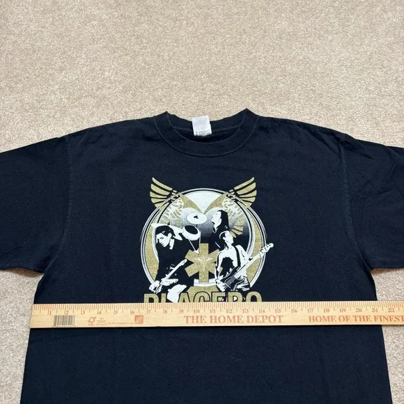 Vtg Placebo Band Shirt Mens Large Black 2006 Meds Tour Indie Alt Rock Grunge - Picture 6 of 7